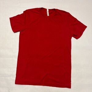 Bella Canvas Short Sleeve Blank Tee Red T-Shirt Large
